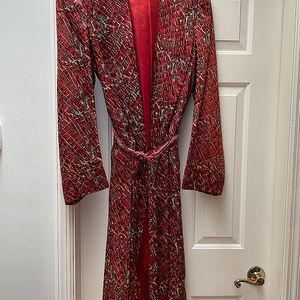 Gorgeous 1940’s-50’s Vintage “Royal Robes” Silk & Rayon Robe/smoking jacket
